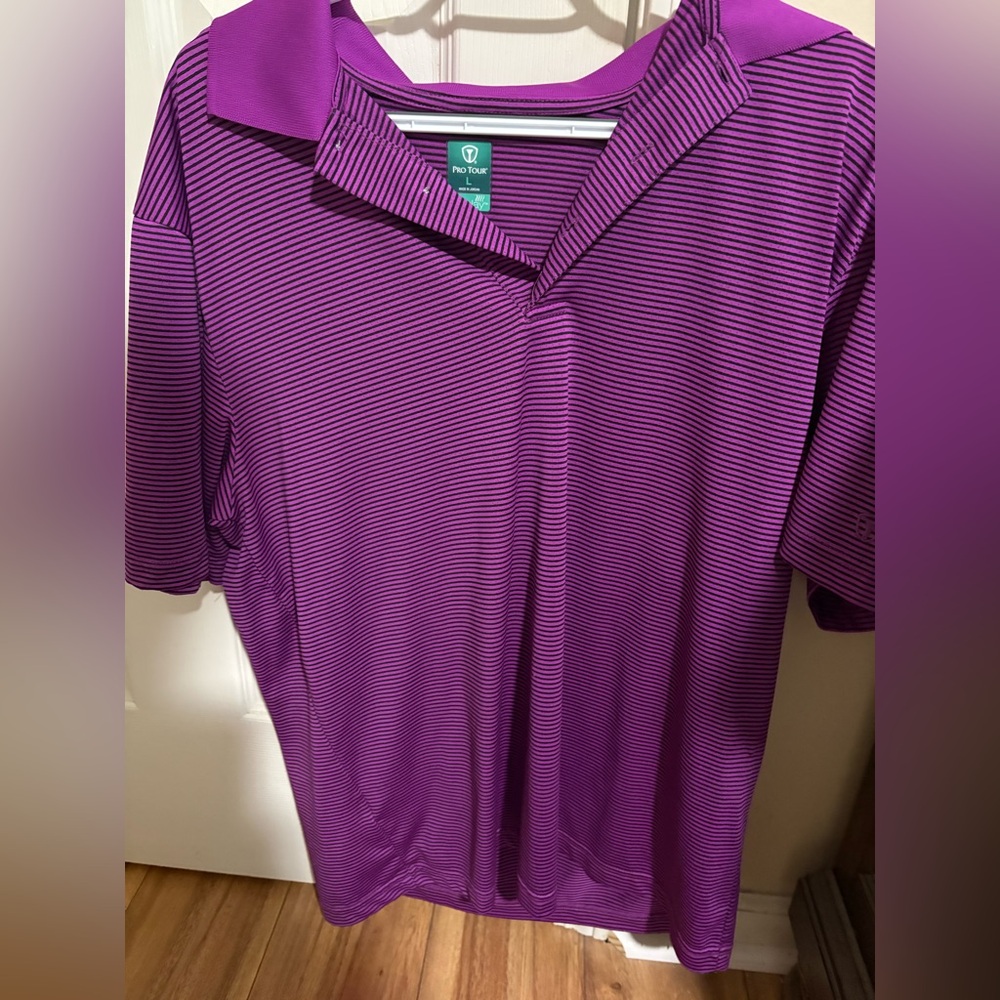 Vibrant Purple Polo Shirt for Men